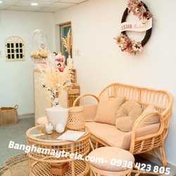 Sofa mây tay cuộn 519386