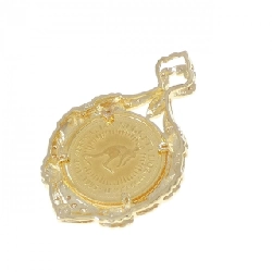 K18YG(枠) Kim cương Coin 0.15CT Mặt dây chuyền - Hàng hiệu Chính hãng 865616