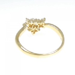 Nhẫn kim cương hoa K18YG 0.32CT 672192