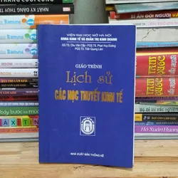 Giáo trình lịch sử các học thuyết kinh tế