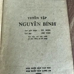 Thơ Nguyễn Bính : Tô Hoài giới thiệu; Chu Văn lời bạt 681723