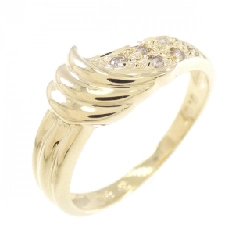 Nhẫn kim cương K18YG 0.07CT