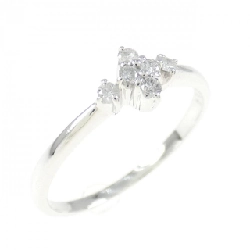 Nhẫn kim cương K18WG 0.10CT