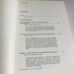 CARDIOLOGY CLINICS – cardiac imaging - BÌA CỨNG, KHỔ TO 697887