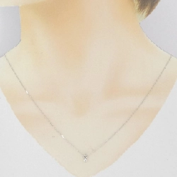 K18WG Dây chuyền kim cương 0.078CT - Hàng hiệu Chính hãng 860335