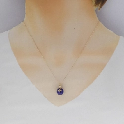 K18YG Lapis Lazuli Necklace - Hàng hiệu Authentic 858182