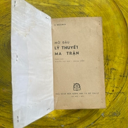 MỞ ĐẦU LÝ THUYẾT MA TRẬN- R BELLMAN 544512