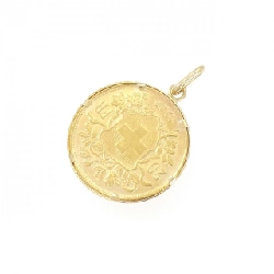 Mặt dây chuyền đồng xu 750YG (khung) - Hàng hiệu chính hãng 861639