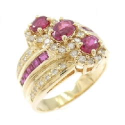 Nhẫn Ruby K18YG 1.57CT - Hàng hiệu Chính hãng