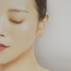 K18YG Bông tai Cubic - Hàng hiệu Chính hãng 867817