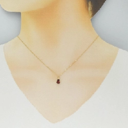 K10YG Garnet Necklace - Hàng hiệu Authentic 858934
