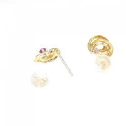 K18YG Bông tai Ruby - Hàng hiệu Chính hãng 876038