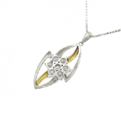 K18/PT/PT850 Hoa Kim Cương Dây Chuyền 1.06CT - Hàng hiệu Chính hãng 856946