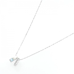 K18WG 2WAY Blue Topaz Necklace - Hàng hiệu Authentic 860773