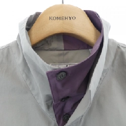 Áo sơ mi cao cổ đôi kiểu boxy HERMES 466400H2 - Hàng hiệu Authentic 896408