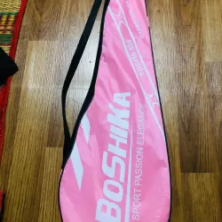Bộ Gậy Tennis, Vợt Quần Vợt, Kệ Đựng Vợt Phối Túi Đệm Màu Hồng