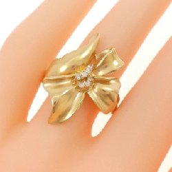 Nhẫn kim cương K18YG 668858