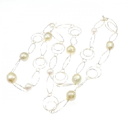 K18YG Ngọc trai trắng - Hàng hiệu Chính hãng 848541