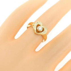 Nhẫn kim cương hình trái tim K18YG 0.18CT 668823