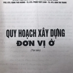 QUY HOẠCH XÂY DỰNG ĐƠN VỊ Ở(Nhà ở dân cư) 465849