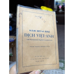 50 BÀI DỊCH VIỆT ANH - TẠ TUYÊN