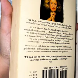 Ngoại văn cũ Barbara Taylor Bradford: To be the best  732573