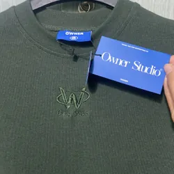 Á baby tee xanh lá đậm 567883