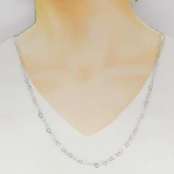 K18WG Dây chuyền hình trái tim - Hàng hiệu Chính hãng 869524