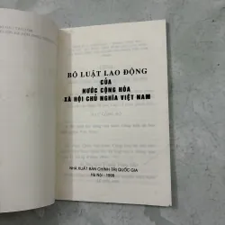Bộ luật lao động của nước CHXHCN Việt Nam 1010646