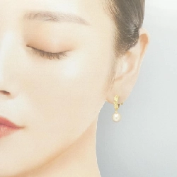 Bông tai ngọc trai Akoya K18YG 8.0mm - Hàng hiệu chính hãng 872881