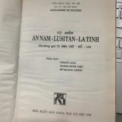 TỪ ĐIỂN AN NAM - LUSITAN - LATINH (ALEXANDRE DE RHODES) 747417