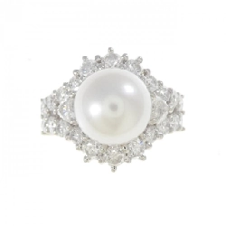 Nhẫn ngọc trai trắng PT900 9.9mm - Hàng hiệu Authentic 855454