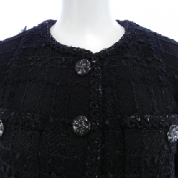 CHANEL P74926V66241 23S Áo khoác không cổ - Hàng hiệu Authentic 822901