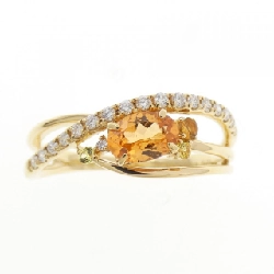 Nhẫn Garnet K18YG 0.593CT - Hàng hiệu Chính hãng 846592