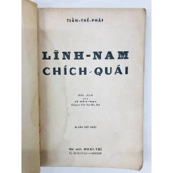 Lĩnh Nam Chích Quái - Trần Thế Pháp ( bản in lần nhất )