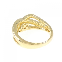 Nhẫn kim cương K18YG 0.22CT 670482