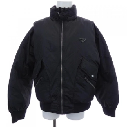 Áo khoác lông vũ PRADA với logo hình tam giác SGC842 SOOO 16BF - Hàng hiệu Chính hãng