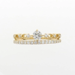 Nhẫn kim cương K18YG 0.40CT - Hàng hiệu Chính hãng 848314