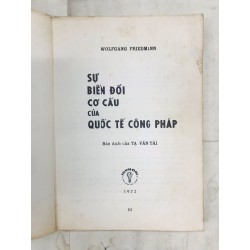 Sự biến đổi cơ cấu của quốc tế công pháp - Wolfgang Friendmann 127677