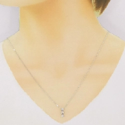 K18WG Dây chuyền kim cương ba viên 0.25CT - Hàng hiệu Chính hãng 863216