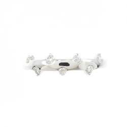 Nhẫn kim cương 750WG 0.12CT 667190