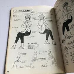 VẼ TRUYỆN TRANH THEO PHONG CÁCH NHẬT BẢN ( kỹ thuật vẽ các tư thế sinh hoạt hàng ngày ) 572782