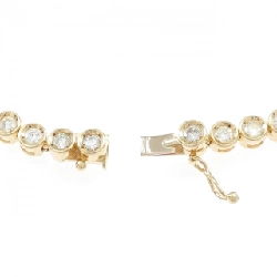 K18YG Vòng tay kim cương 3.04CT - Hàng hiệu Chính hãng 873651