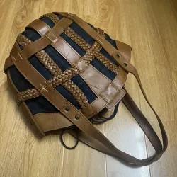 Túi tote nữ da mộc 2hand 927849