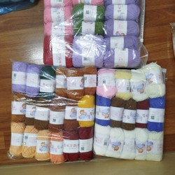 Len baby yarn 40g nhiều màu 145286