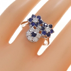 Nhẫn Sapphire 750WG - Hàng hiệu Authentic 849097