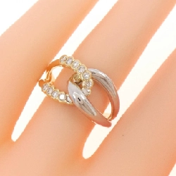 Nhẫn kim cương K18YG/PT 0.23CT - Hàng hiệu Authentic 859496