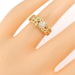 Nhẫn kim cương K18YG 0.15CT 671271