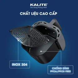 Nồi chiên hơi nước Kalite Steam 7 dung tích 7L 2in1 chiên, hấp, chính hãng mới 100% 573123