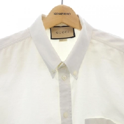 Áo sơ mi cotton Oxford có thêu GUCCI 742711 ZANVH - Hàng hiệu Authentic 897323